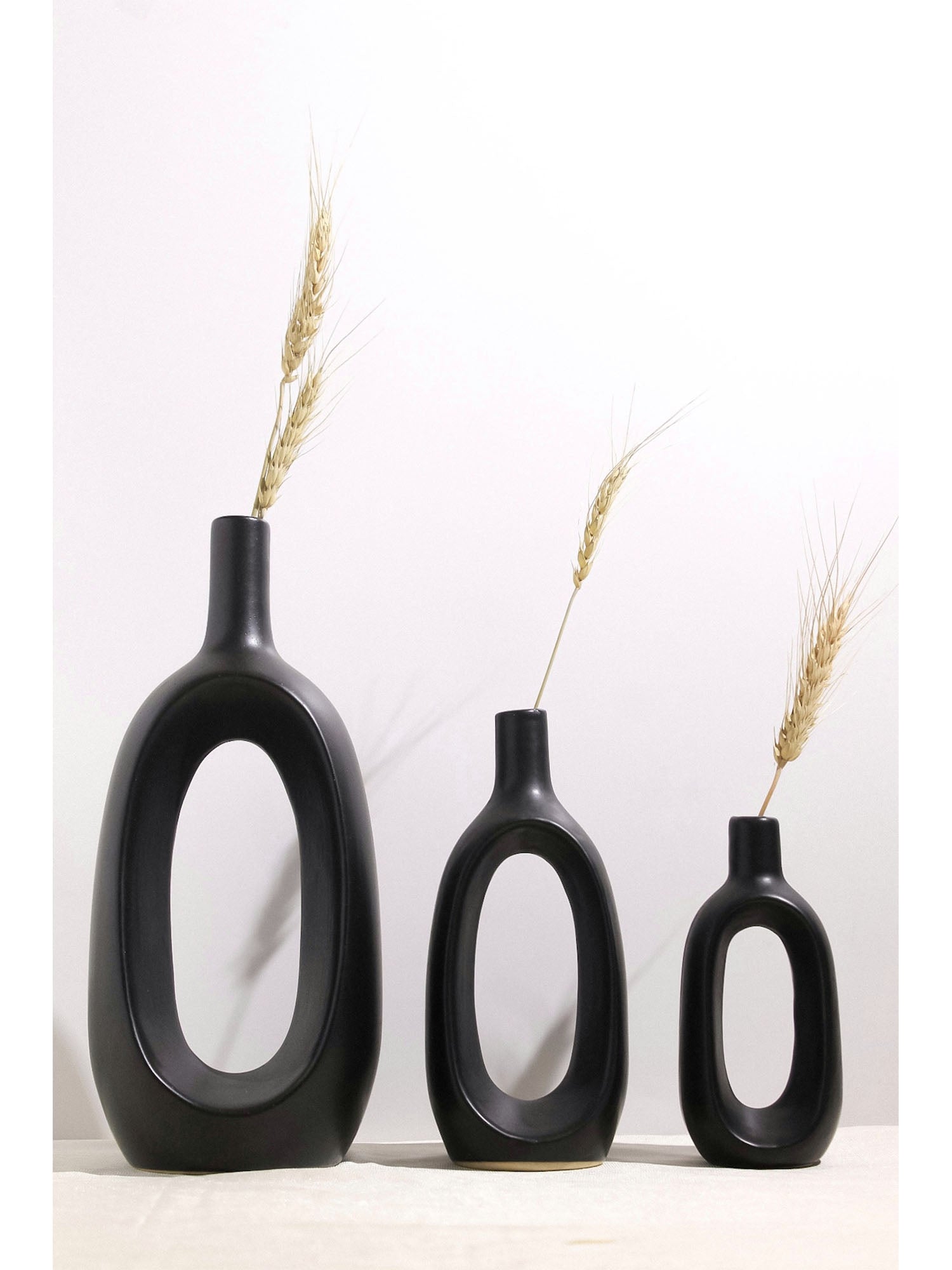 Kieko Vase Set - Black