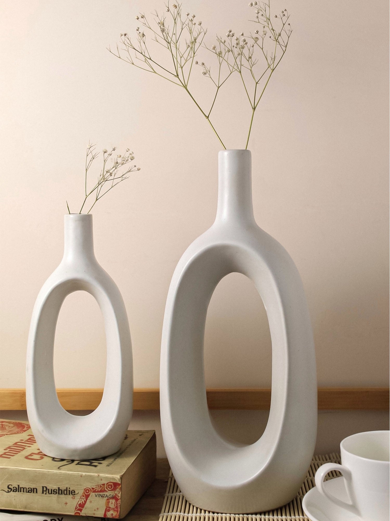 Kieko Vase Set - White