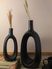 Kieko Vase Set - Black