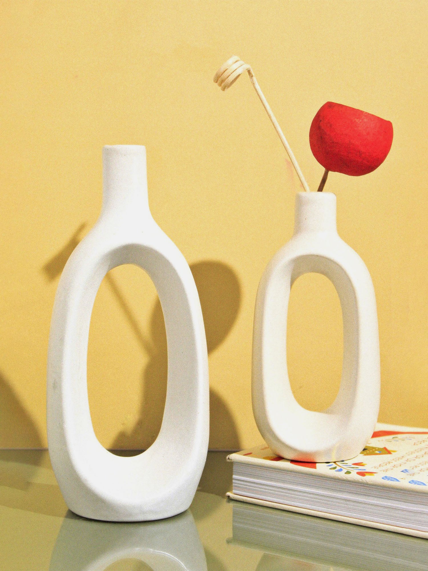 Kieko Vase Set - White