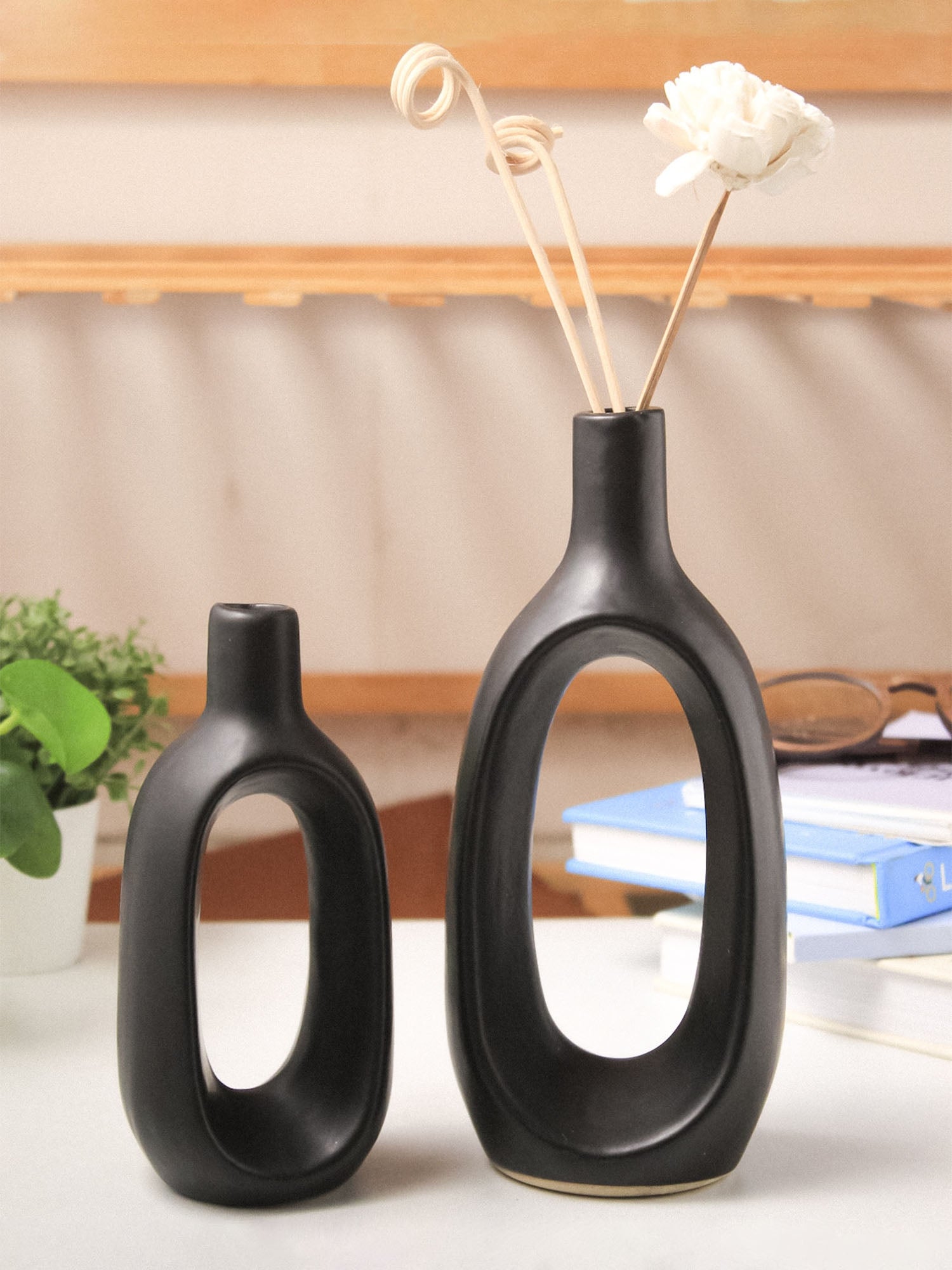 Kieko Vase Set - Black