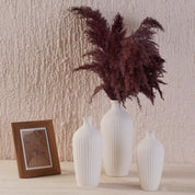 Saroi Vase Set -  Black & White