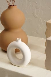 Desert Farmhouse Vase Set - White/Beige