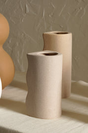 Desert Farmhouse Vase Set - White/Beige