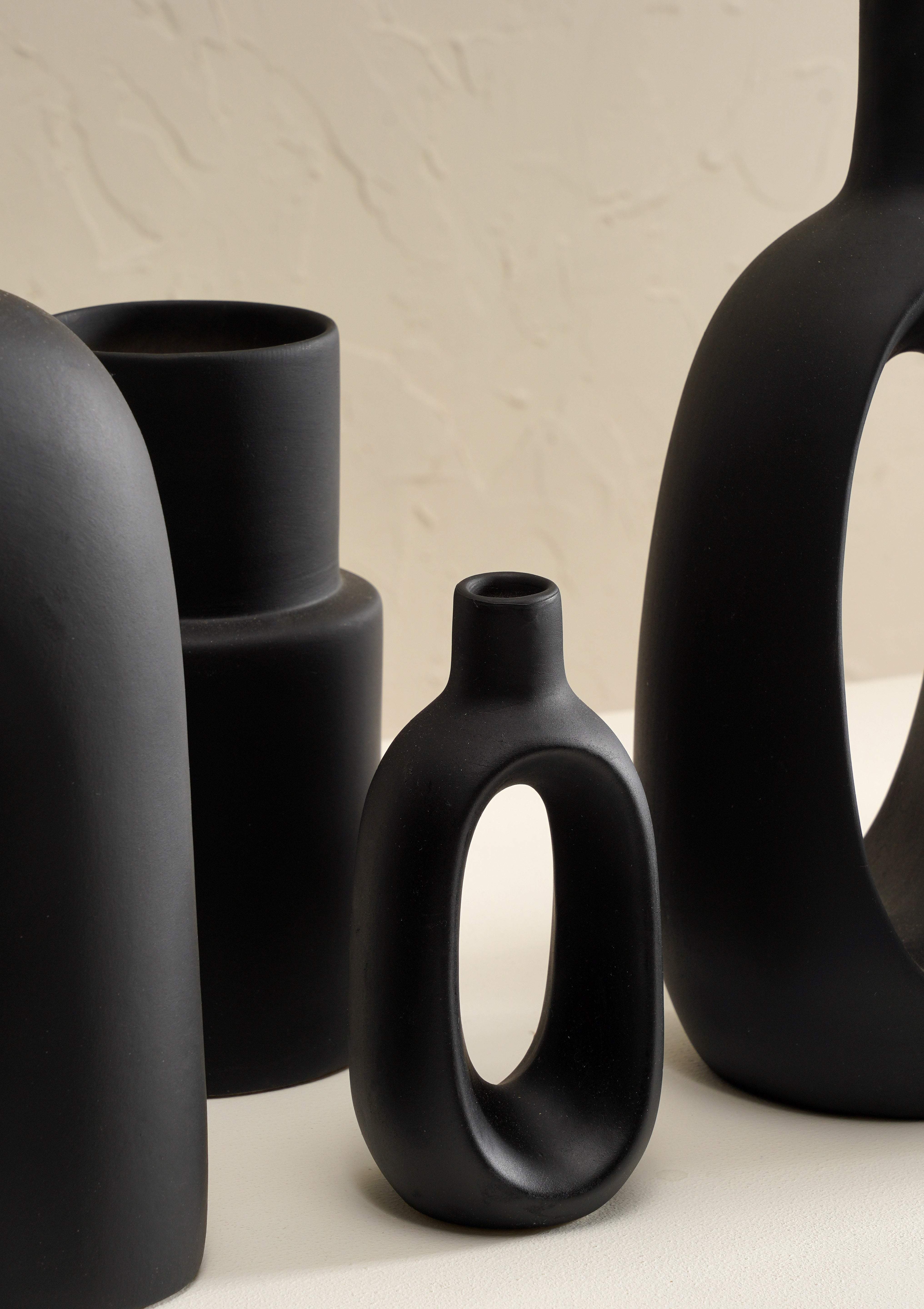 Farmhouse Vase Set - Black