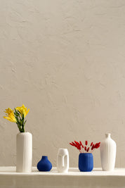 Morocco Farmhouse Vase Set - White/Blue