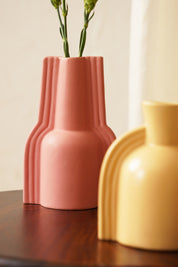 Happy Vase - Pink/Yellow