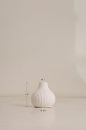 Ivory Vase Small - White