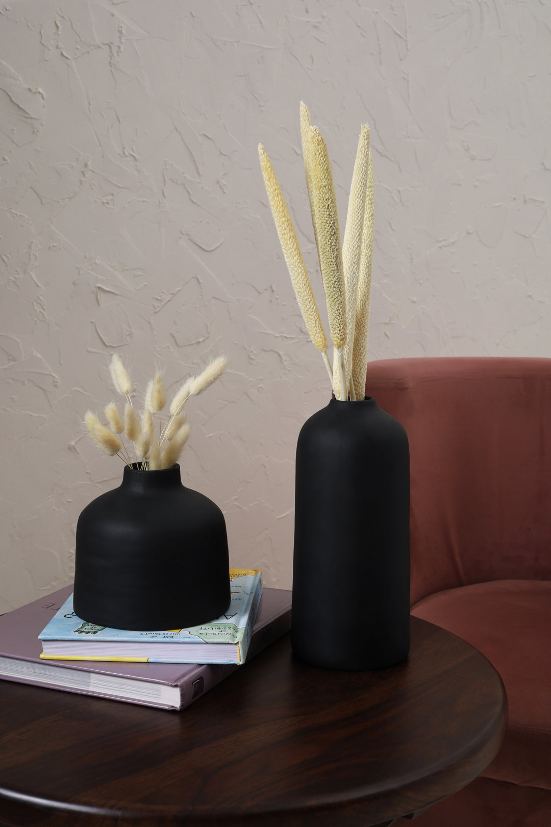 Kimono Vase Set - Black