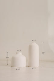 Kimono Vase Set - White