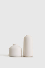 Kimono Vase Set - White