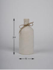 Japenese Bottle Vase Set - White