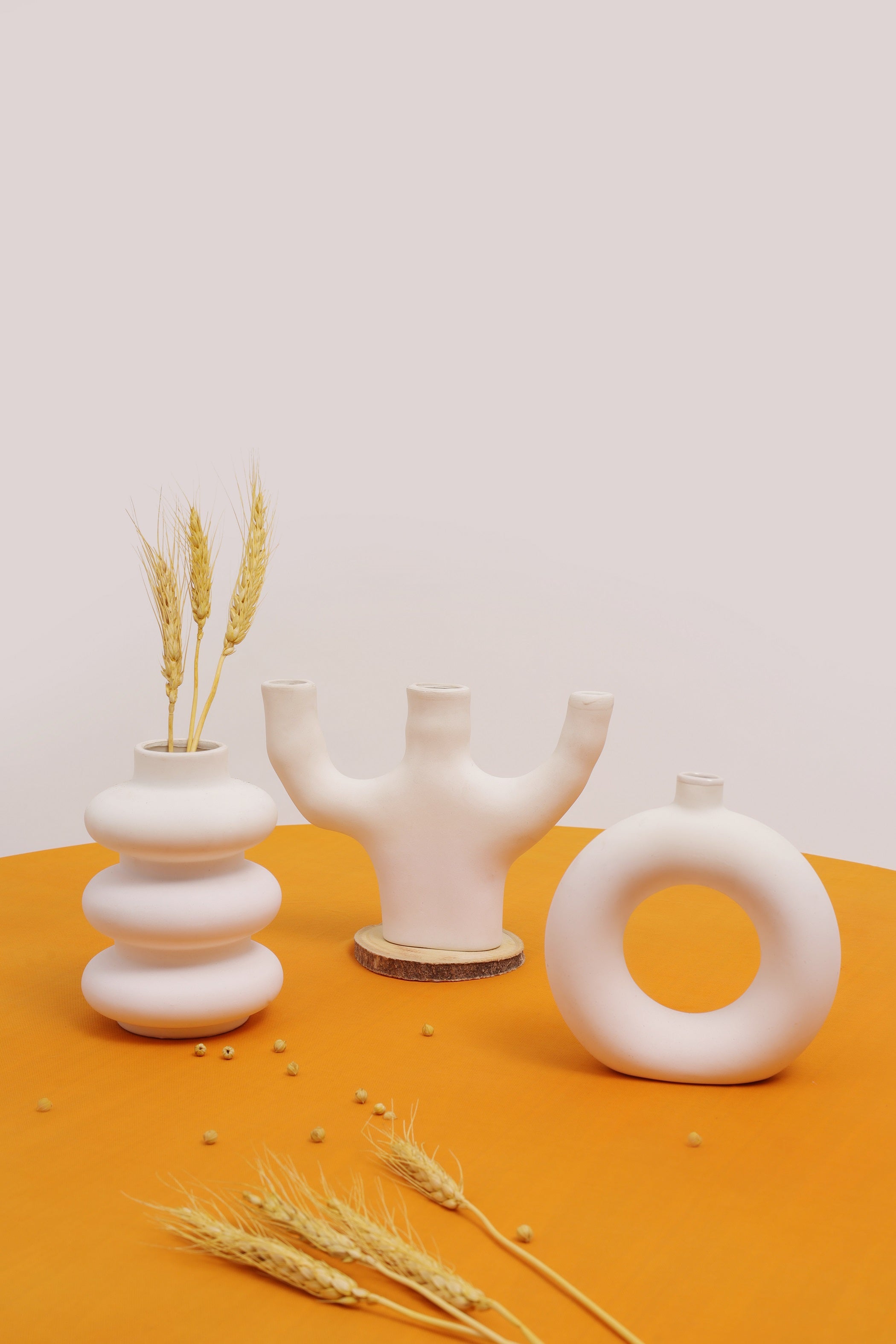 Mosco Vase Set - White