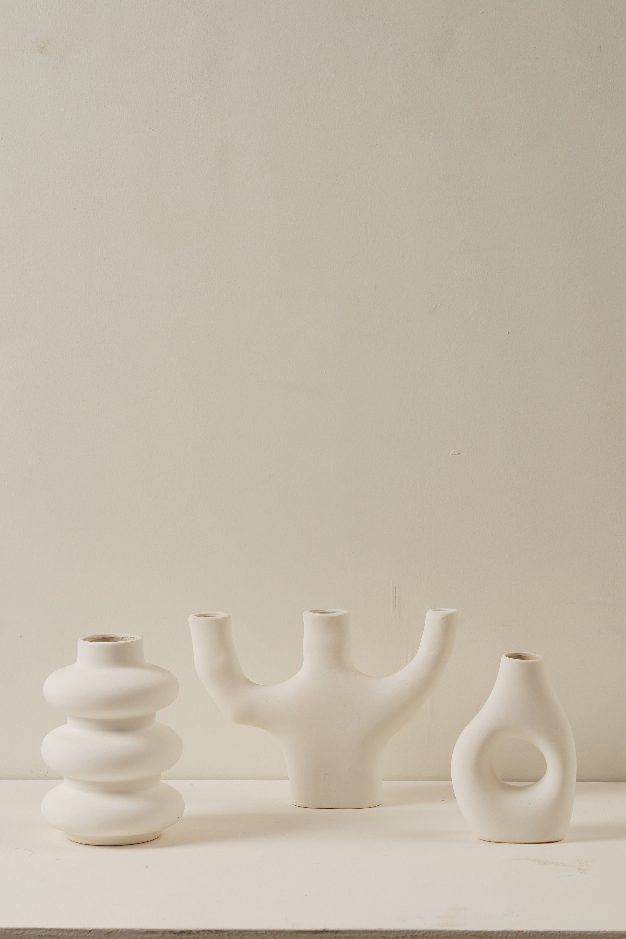 Nico Vase Set - White