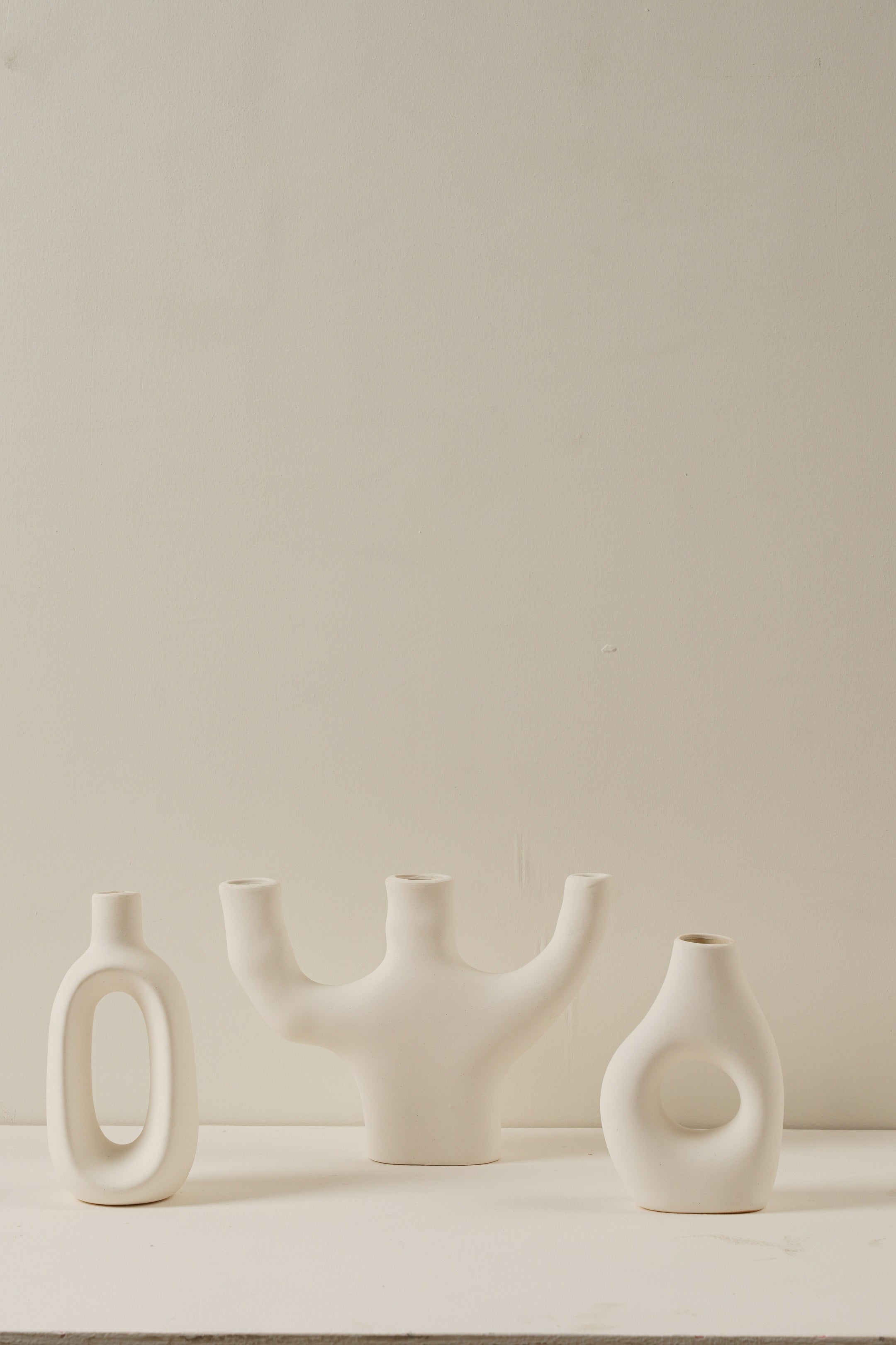 Olla Vase Set - White