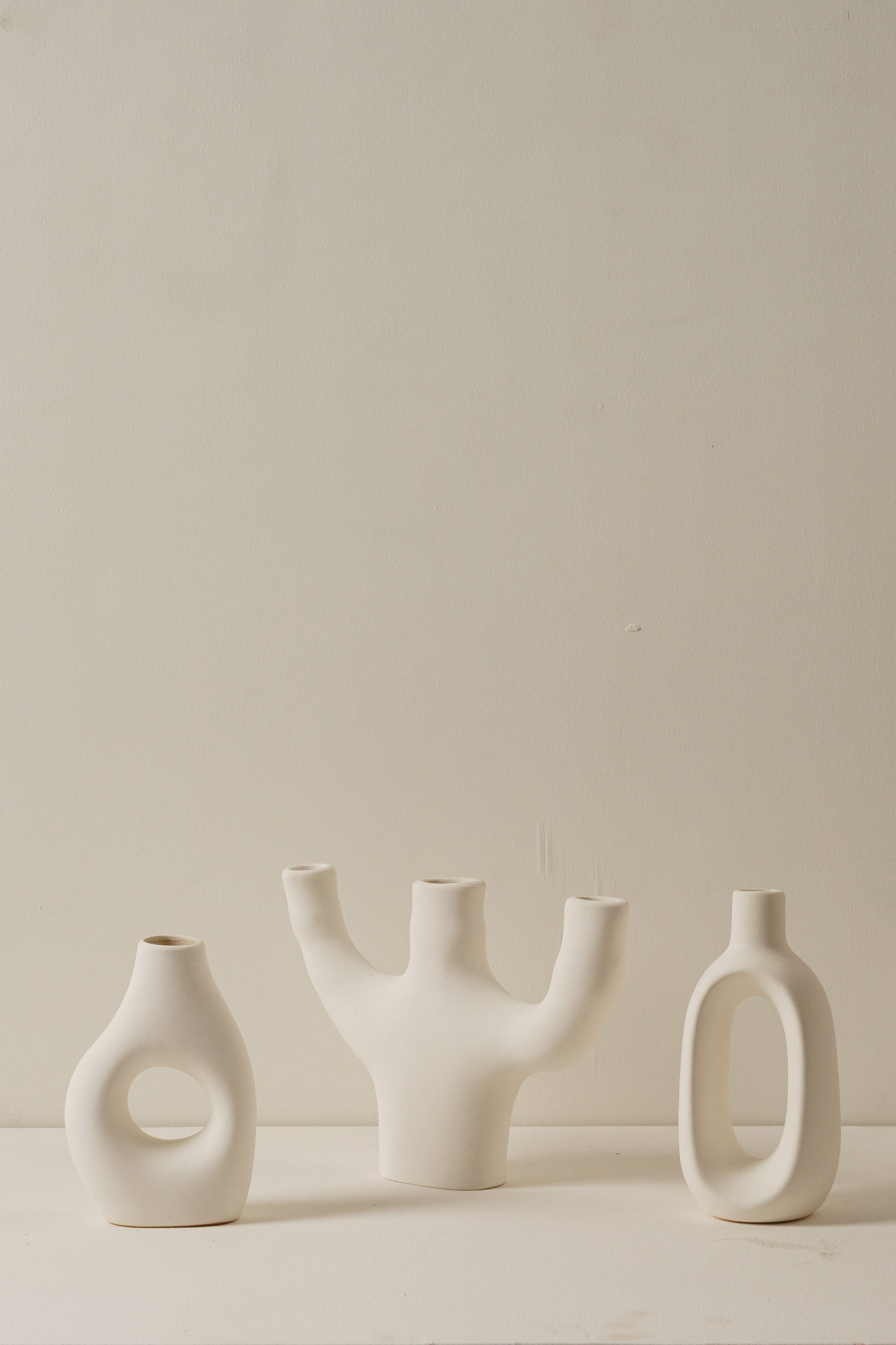 Olla Vase Set - White